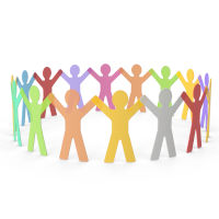 circle of people